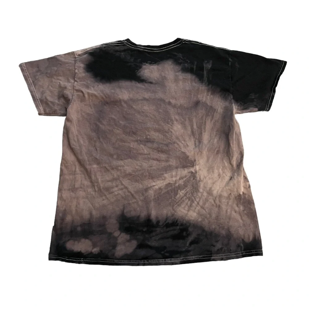 AC/DC Back in Black T-Shirt 0X Bleach Dye - Picture 2 of 4